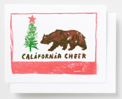 California Cheer Card - Yellow Owl Workshop