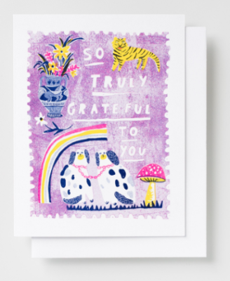 So Truly Grateful Card - Yellow Owl Workshop
