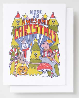 Awesome Christmas Card - Yellow Owl Workshop