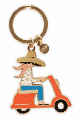 Scooter Keychain / 1 VE - Rifle Paper Co
