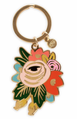 Rosa Keychain / 1 VE - Rifle Paper Co