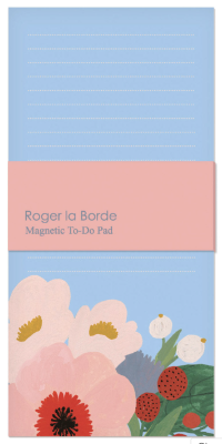 Big Pink Magnet Notepad - Roger la Borde FM034