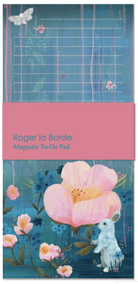White Rabbits Magnet Notepad - Roger la Borde FM037