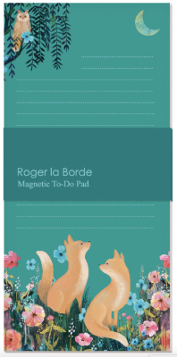 Moonlit Meadow Magnet Notepad - Roger la Borde FM042