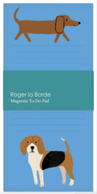 Shaggy Dogs Magnet Notepad - Roger la Borde FM046