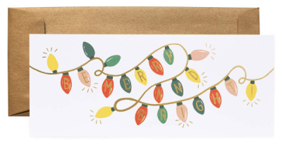 Be Merry and Bright Lights Long Card - Rifle Paper Co