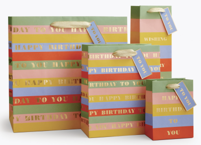 Birthday Wishes Gift Bags - Geschenktaschen