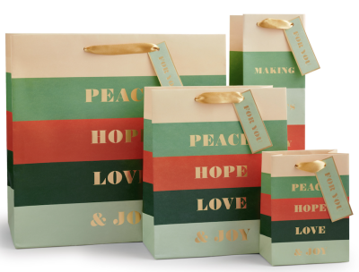 Peace &amp; Joy Bags - Geschenktaschen