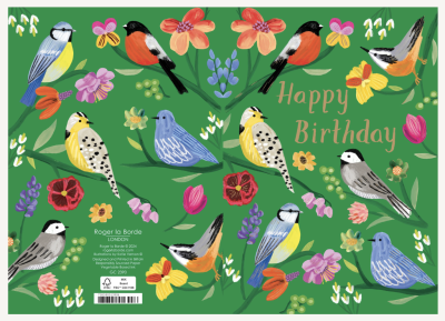 Birdhaven Birthday Greeting Card - Roger La Borde GC2390