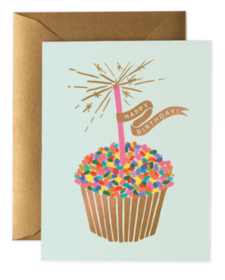Cupcake Birthday Card - Rifle Paper Co