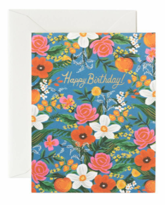 Orangerie Birthday Card - Greeting Card