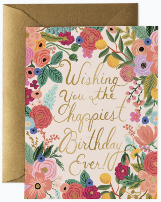 Garden Party Birthday Card - Rifle Paper Co