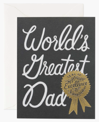 World s Greatest Dad Card - Greeting Card
