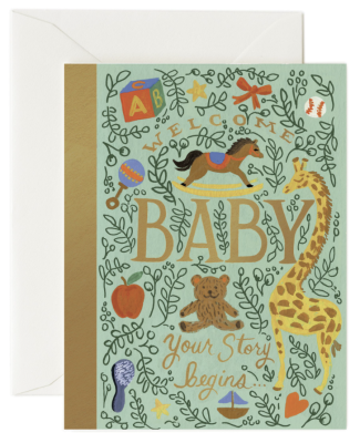 Storybook Baby Card - Rifle Paper Co
