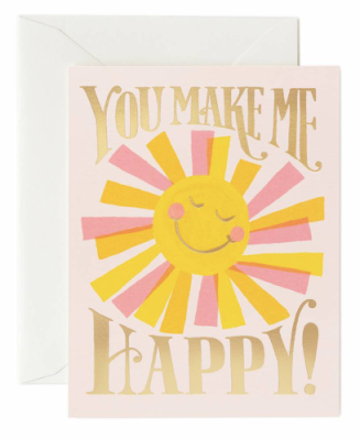 You make me happy Card - Rifle Paper Co