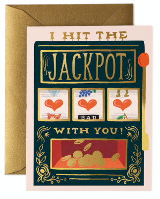 Jackpot Card - Greeting Card