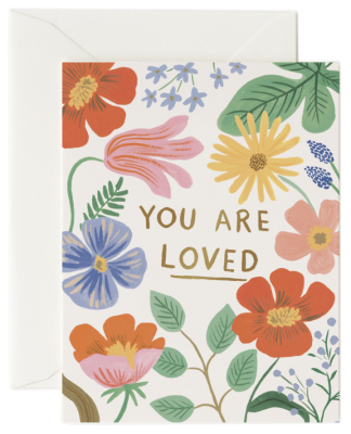 You Are Loved Card - Rifle Paper Co.