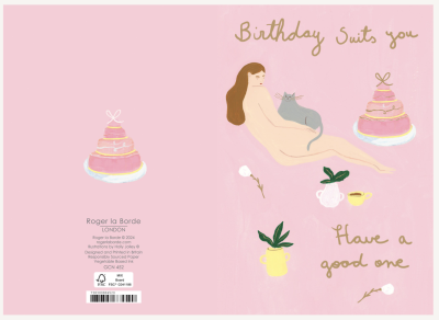 Birthday Suit Card - Roger la Borde GCN452