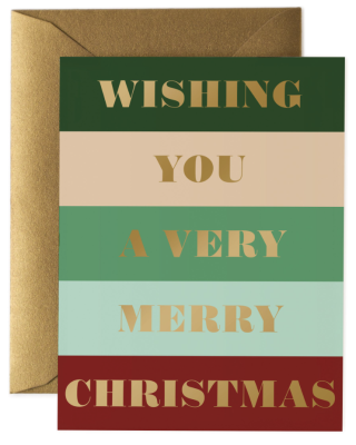 Color Bar Christmas Card - Rifle Paper Co.
