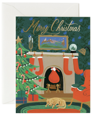 Christmas Eve Scene Card - Rifle Paper Co.