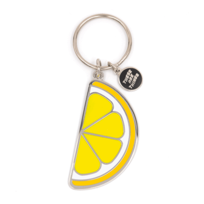 Lemon - Enamel Keychain