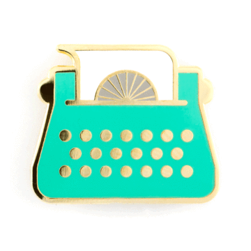 Typewriter - Enamel Pin