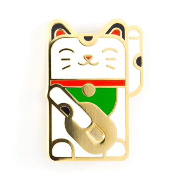 Lucky Cat - Enamel Pin