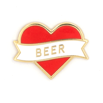 Heart Beer - Enamel Pin