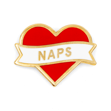 Heart Naps - Enamel Pin