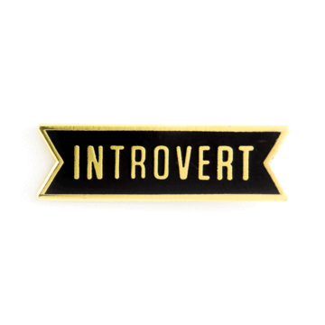 Introvert - Enamel Pin
