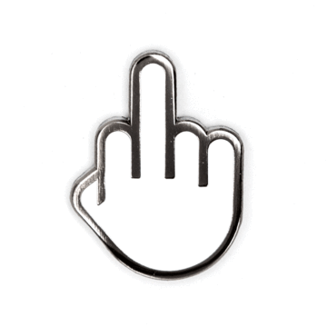 Middle Finger - Enamel Pin