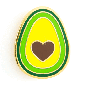 Avocado Heart - Enamel Pin