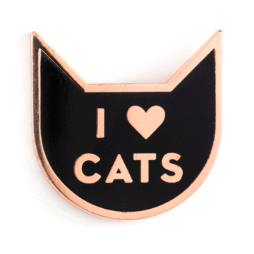 I Heart Cats - Enamel Pin