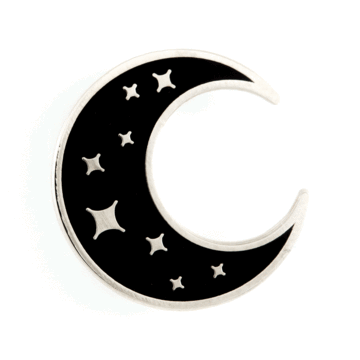 Crescent Moon - Enamel Pin