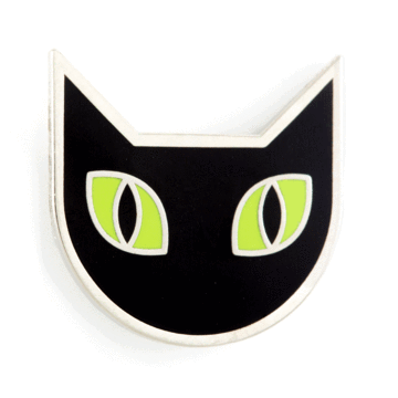Black Cat - Enamel Pin