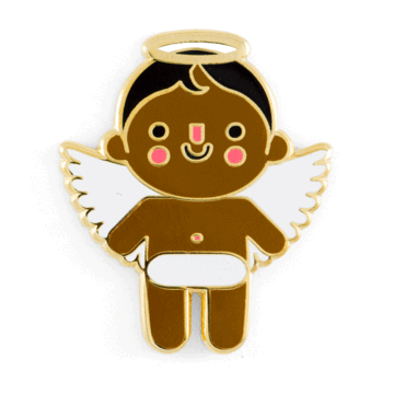 Angel Baby - Dark - Enamel Pin