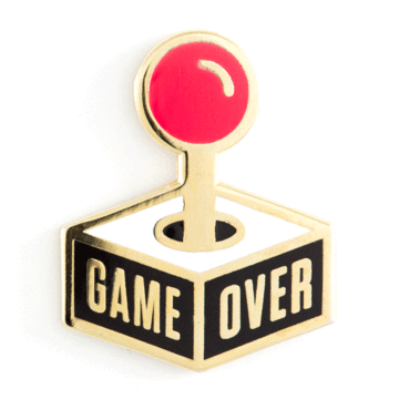 Game Over - Enamel Pin