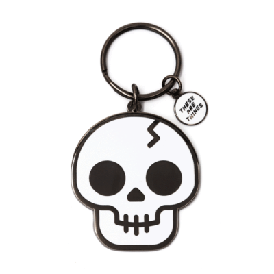 Skull - Enamel Keychain