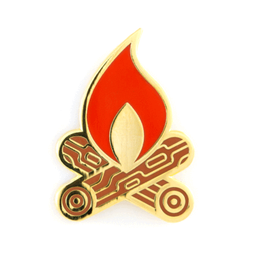 Campfire - Enamel Pin