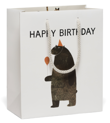 Party Bear Bag - Red Cap Cards