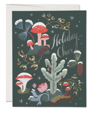 Holiday Moss Card - Red Cap Cards