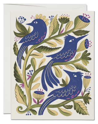 Purple Birds Card - MLC2246