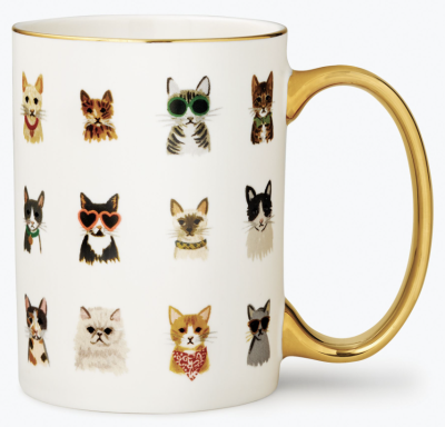 Cool Cats Porcelain Mug - Rifle Paper Co.