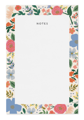 Wild Rose Notepad - Rifle Paper Co