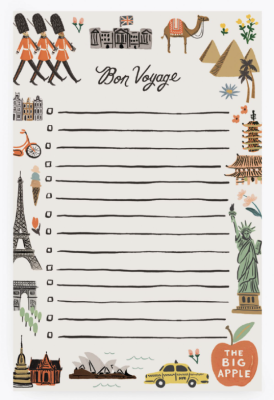 Bon Voyage Notepad - Rifle Paper Co.