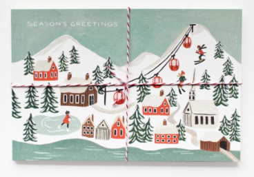 Holiday Snow Scene Postcards - Rifle Paper Co
