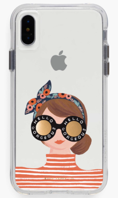 Clear Hello Gorgeous iPhone Cases - iPhone Hülle