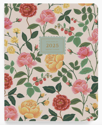2025 Roses Monthly Planner - Rifle Paper