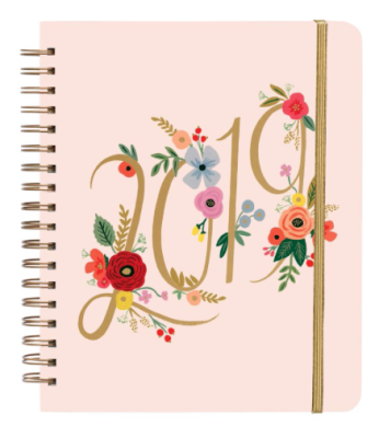 2019 Bouquet Large Spiral Planner - Rifle Paper Co Planner