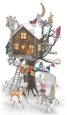 Christmas Treehouse Pop &amp; Slot Advent Calendar - Roger la Borde POP102